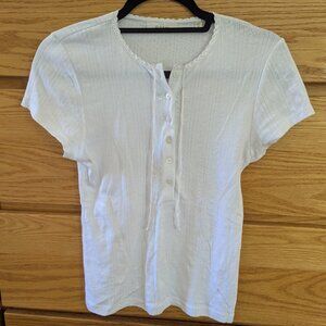 Doen brie pointelle tee